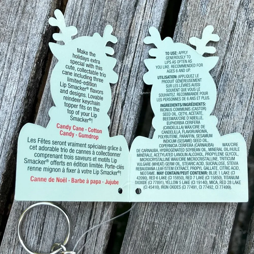 🆕 Lot of Three 3-Pack Holiday Themed Lip Smackers